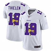 Nike Vikings 19 Adam Thielen White Shadow Logo Limited Jersey Yhua,baseball caps,new era cap wholesale,wholesale hats